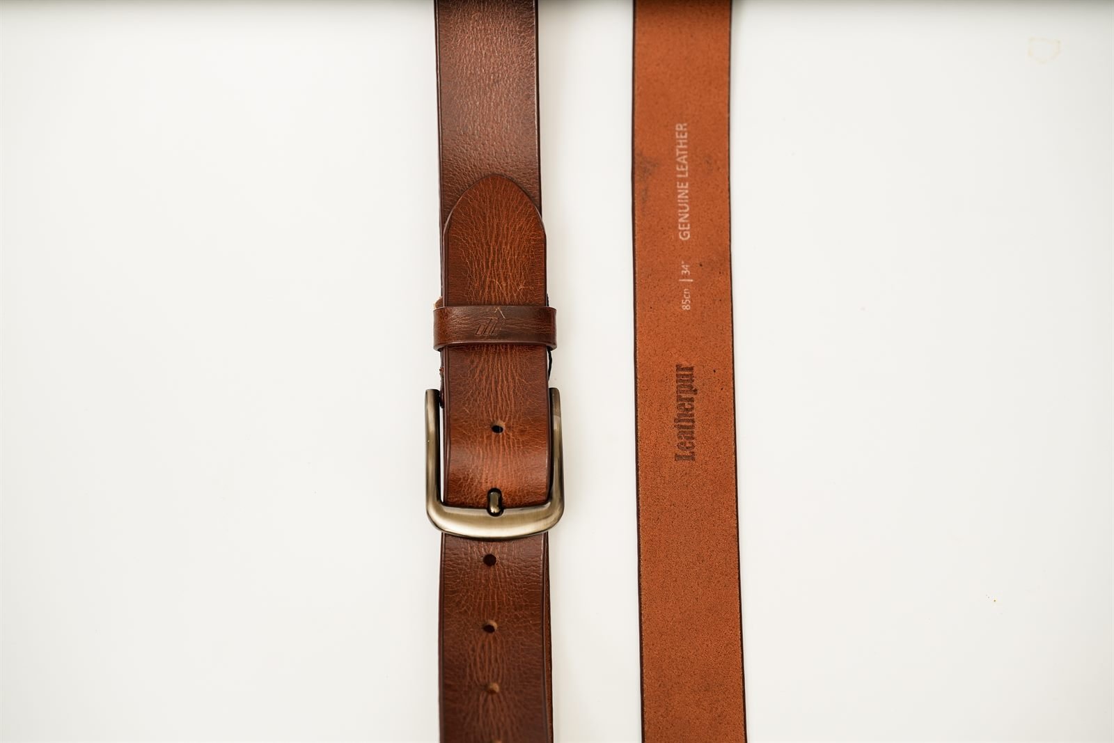 Cholvar - genuine leather belt in tan